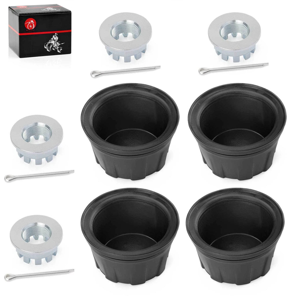 Set of 4 Wheel Center Cap Nut Pin Kit for Honda Rancher 420, Foreman 500, Rubicon 520