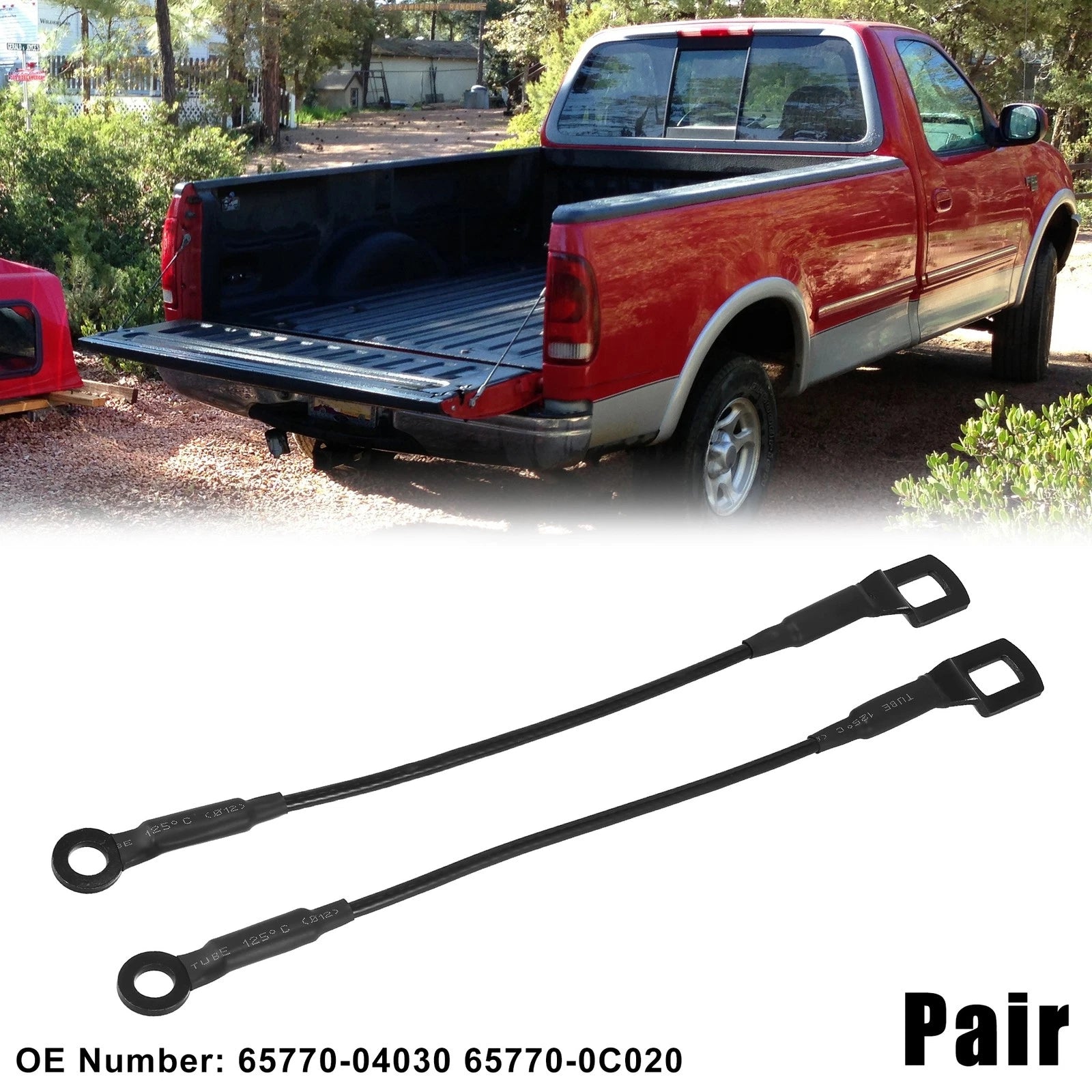 Rear Tailgate Cables Support Replacement for Toyota Tacoma (1995–2004)