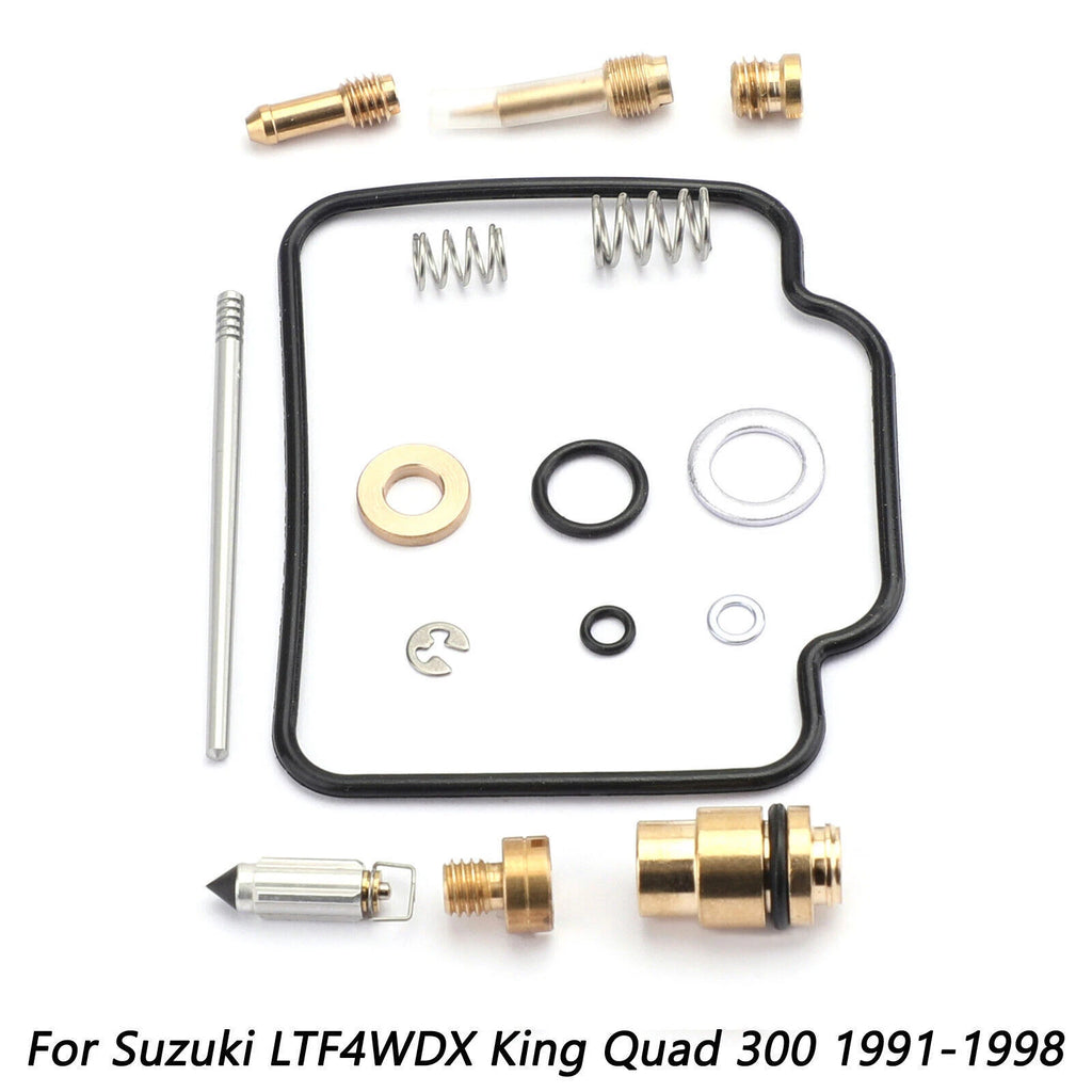 Carburetor Rebuild Repair Kit for Suzuki LTF4WDX King Quad 300 (1991–1998)