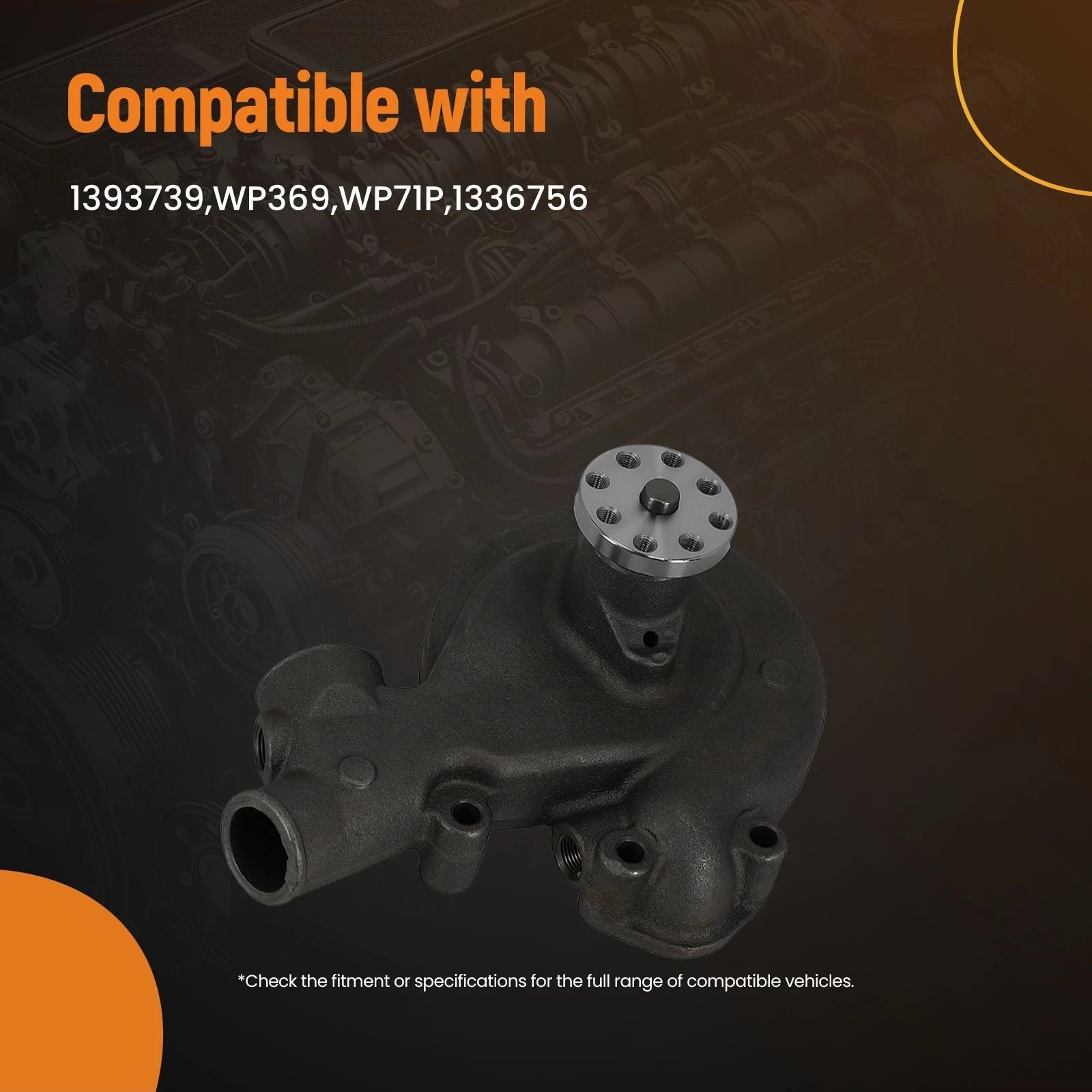 Water Pump WP71P for Buick All Models (1941–1949)