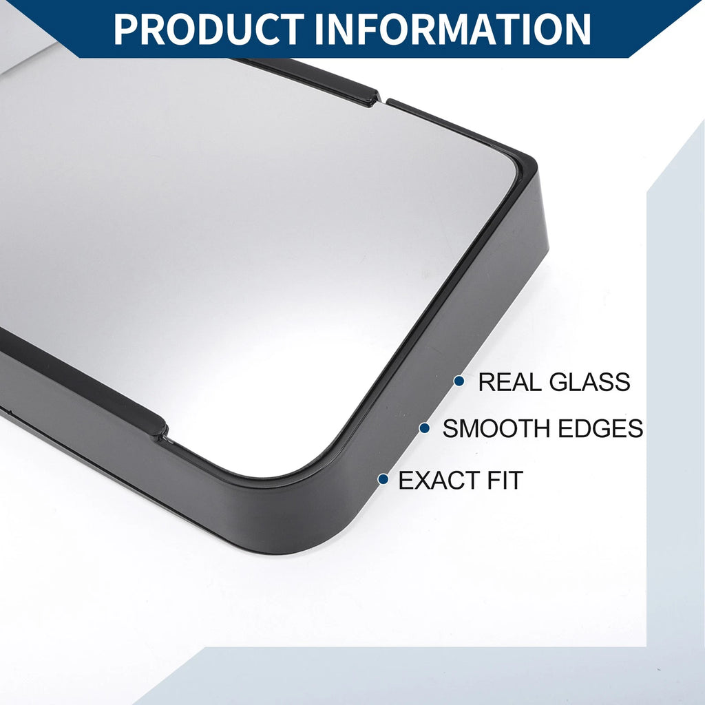 Non Heated Lower Left Side Mirror Glass Replacement for Chevy (2011–2015)