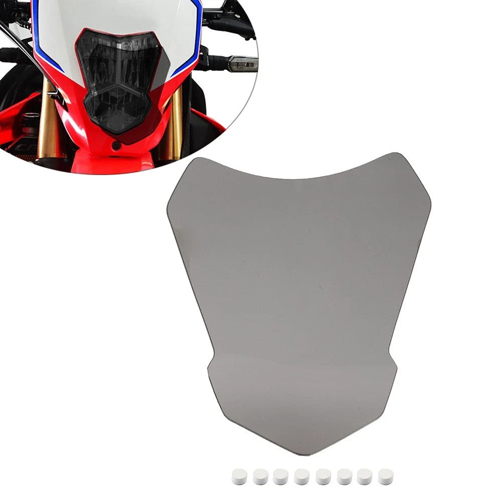 Front Headlight Cover Guard Lens Protector for Honda CRF300L (2021–2023) Gray