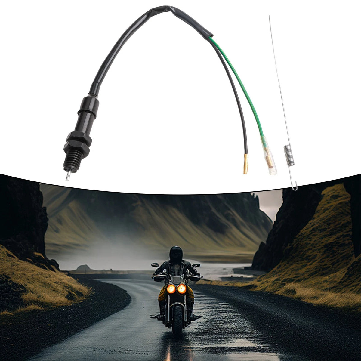 Brake Light Switch for Motorbike Drum Brake Systems