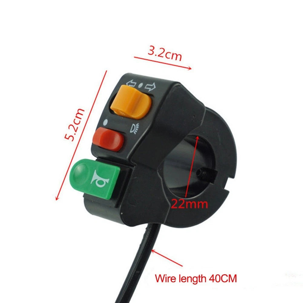 Motorcycle Switch Handlebar Switch Beam Head Light for horn Control Kill Lamp