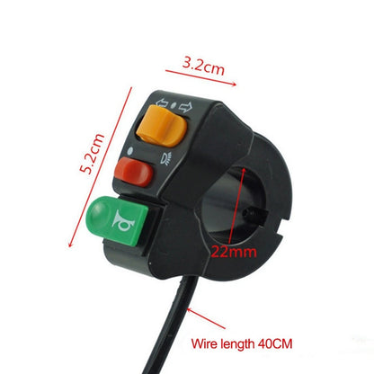 Motorcycle Switch Handlebar Switch Beam Head Light for horn Control Kill Lamp