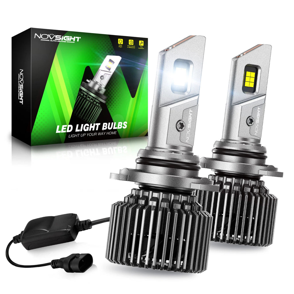 2X 9005 LED Headlight Bulbs for NOVSIGHT (Plug&Play)