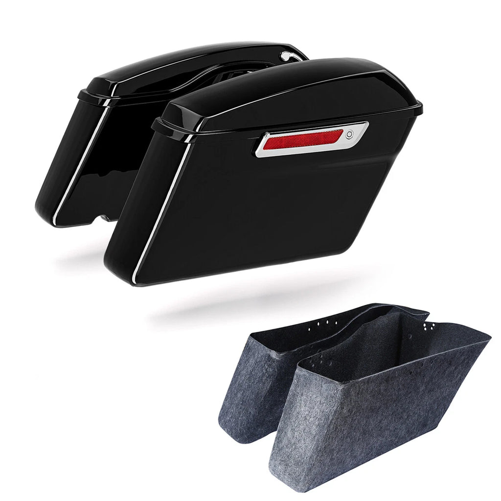 Painted Saddlebag Trunk w/ Latch Keys for Harley Softail (1984–2017)
