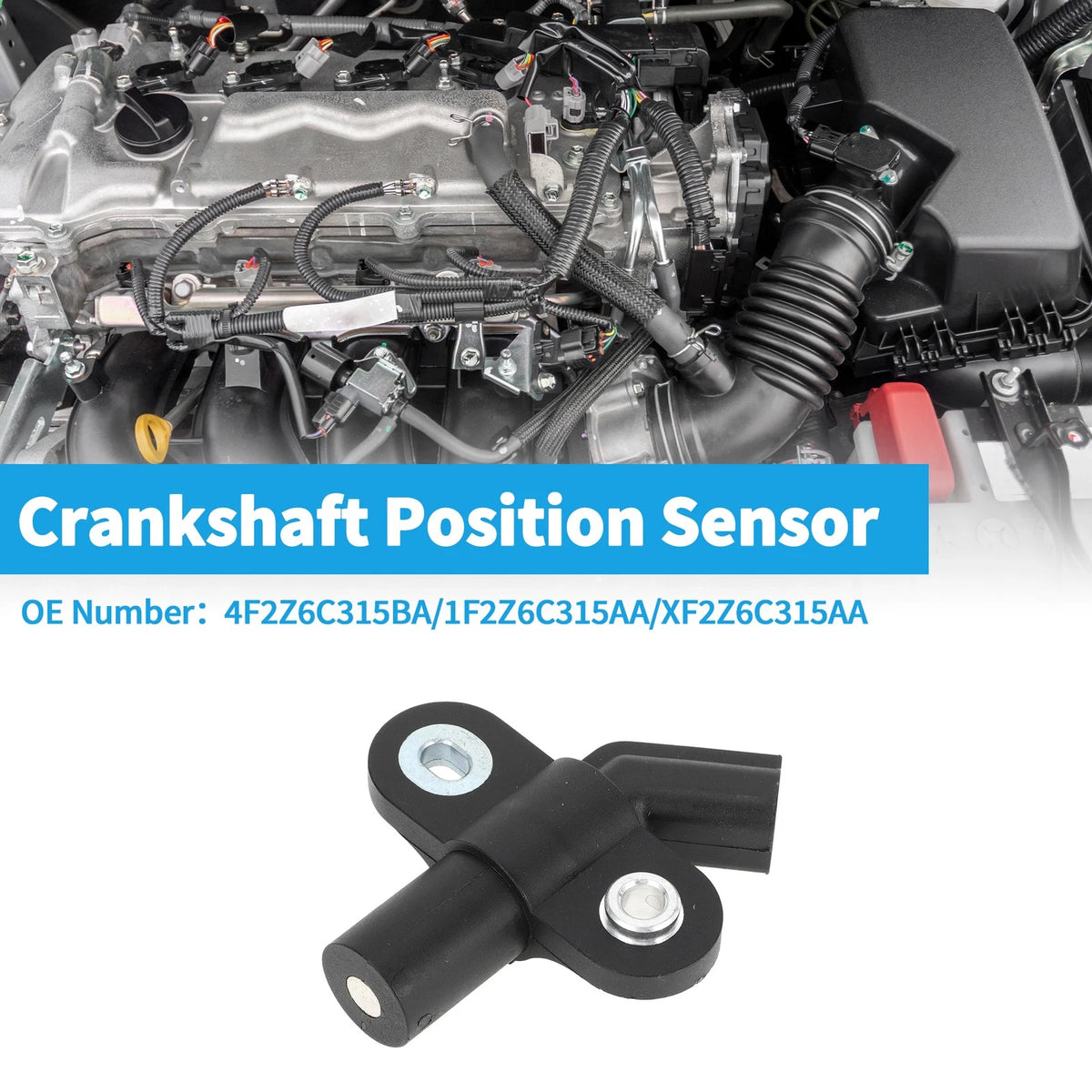 Crankshaft Position Sensor for Ford F-150 (1997–2008) No. 4F2Z6C315BA