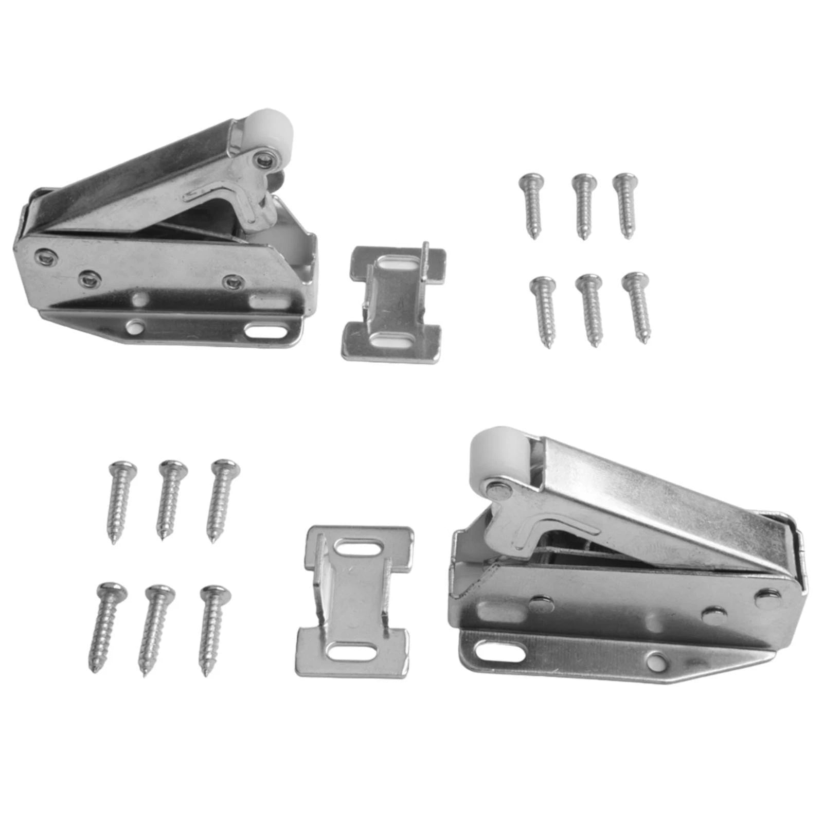 2X Invisible Push to Open Mechanism Automatic Bouncer Locks for Cabinets