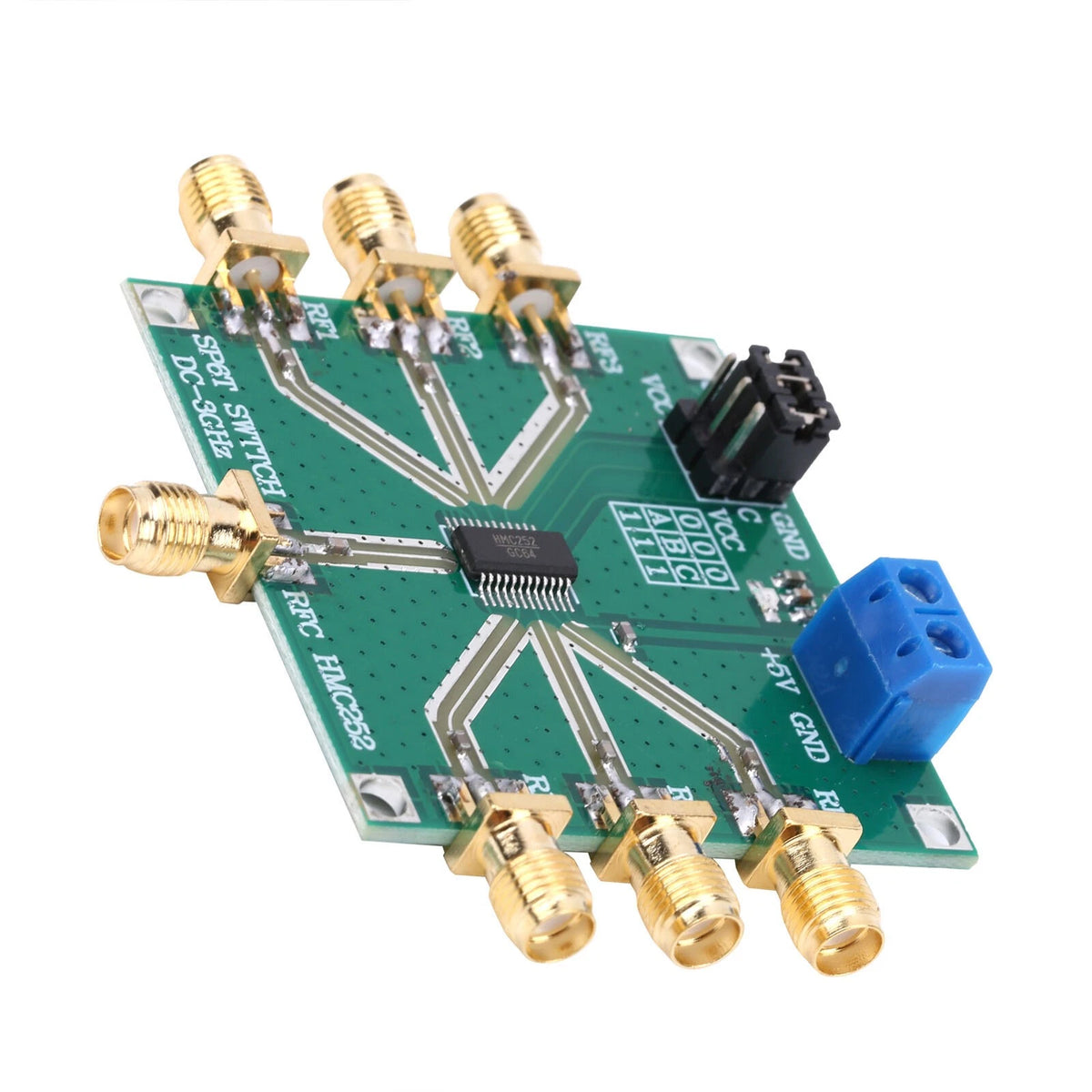 HMC252 RF Switch Module for (Non-Reflective, Single-Pole 6 Throw)