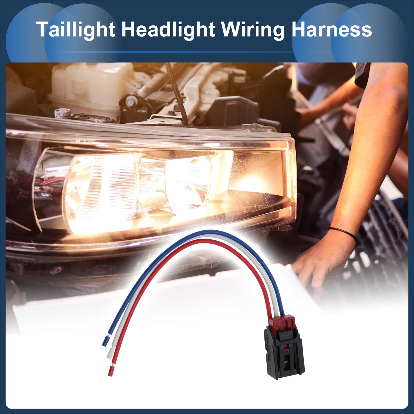 Headlight Wiring Harness Assembly Replacement for Volkswagen Golf (2006–2014)