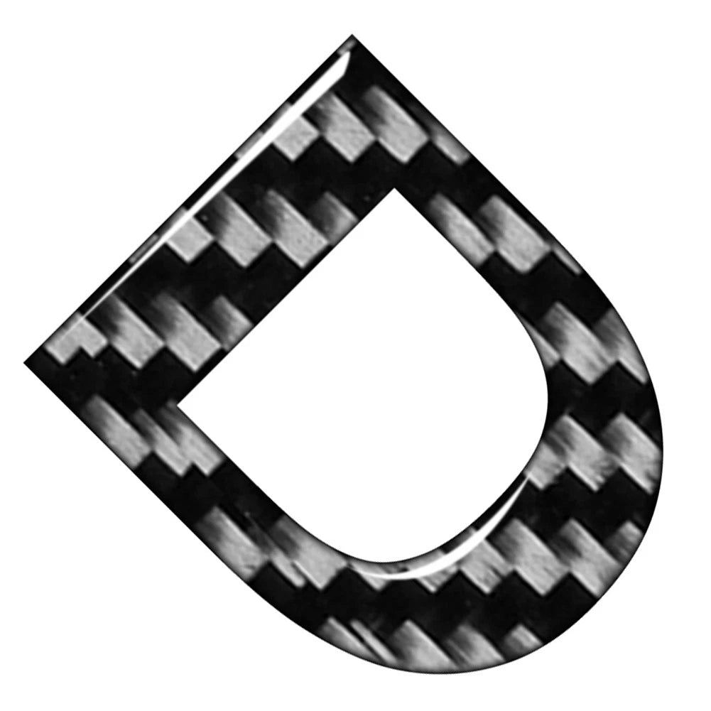 Car Badge Emblem Alphabet Letter Decals for