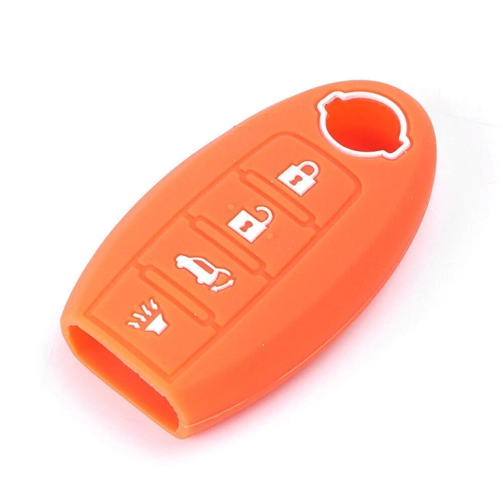 Set of 4 Button Key Shell Housing Cover for Nissan Altima Rogue Sentra