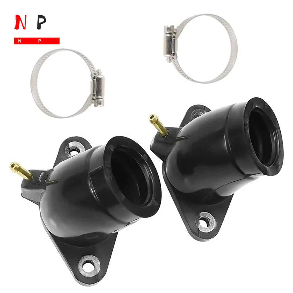 2X Carburetor Intake Manifold Boot for Yamaha XVS650 V-Star (1998–2017)