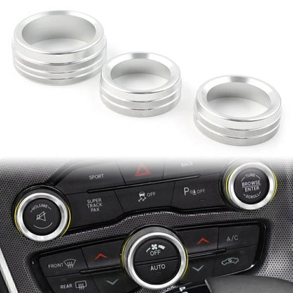 Air Conditioner Switch Knob for Dodge Challenger (2015–2020) Silver