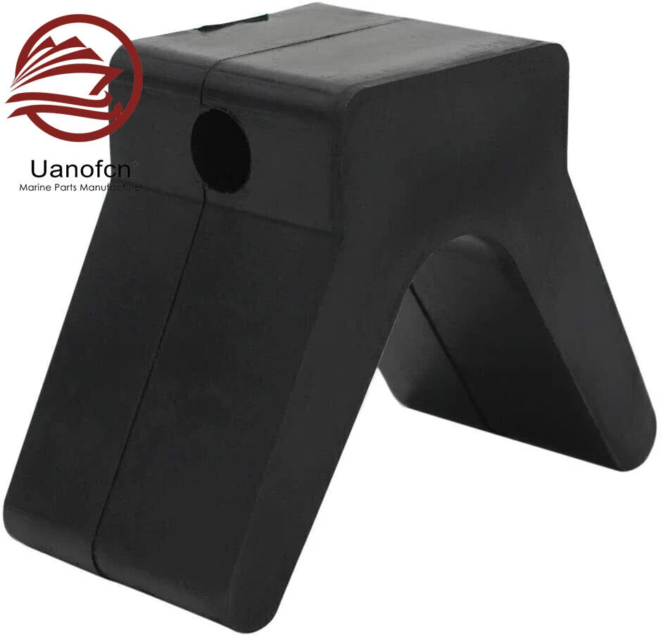 V Bow Stop for Boat Trailer (2 Inch Mounting Width) - Polyurethane Non Marking