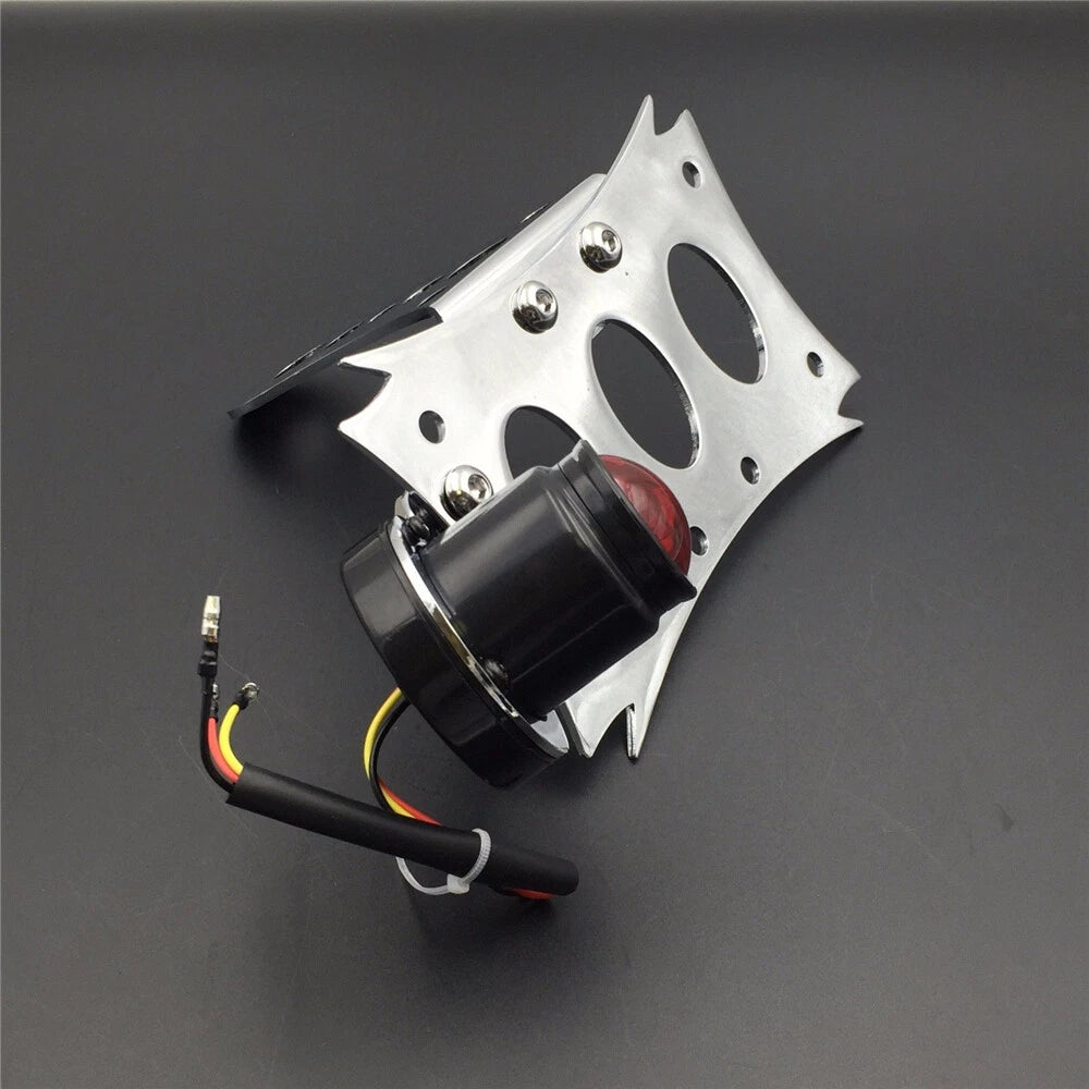 Chrome License Bracket for Harley Touring Bobber Chopper