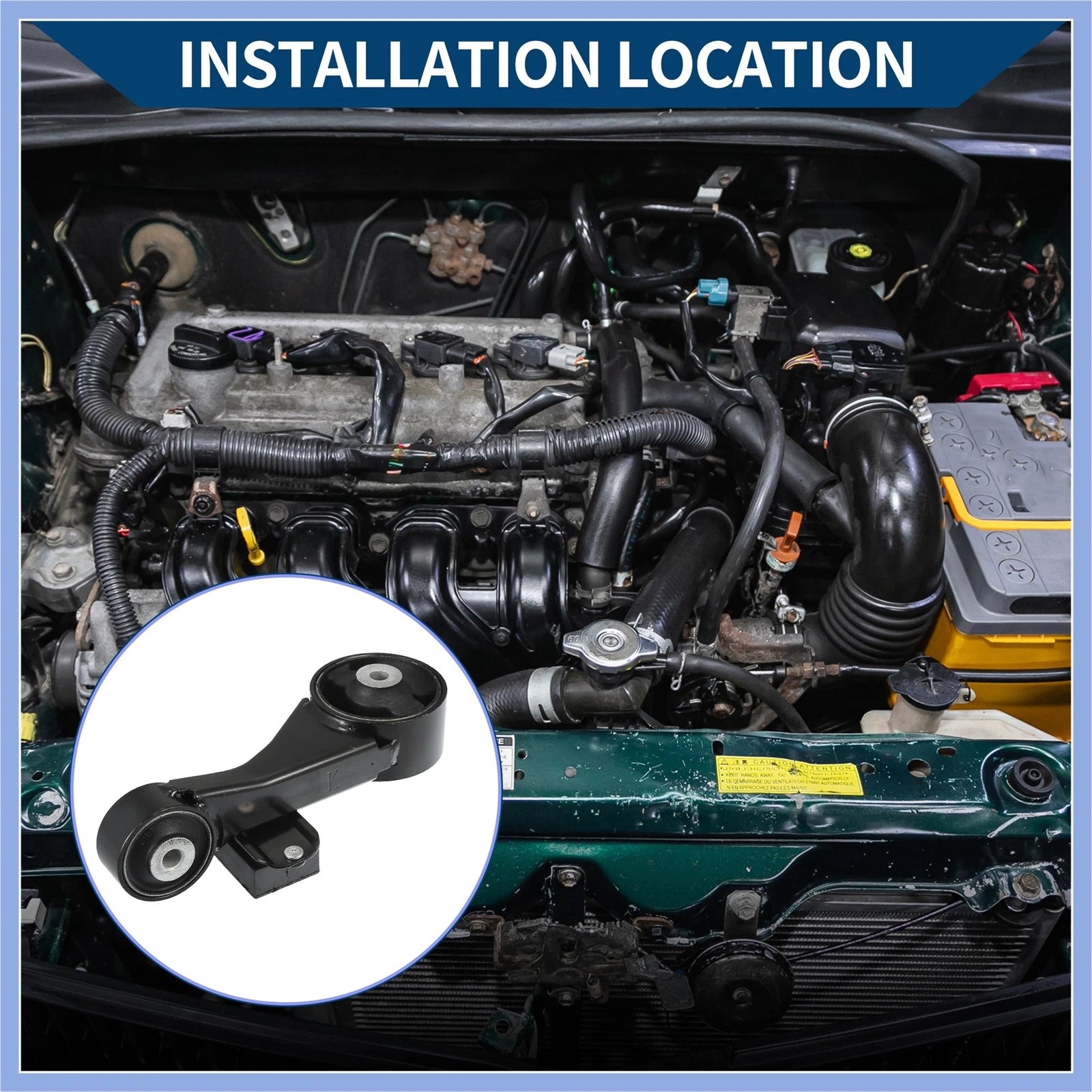 Engine Motor Mount Right Replacement for Toyota Camry 2.5L (2010–2015)