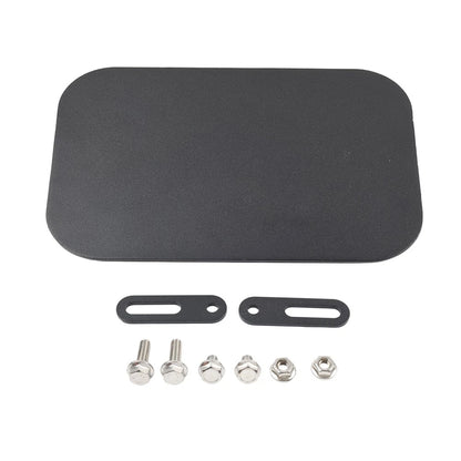 Number Plate Panel Cover for Motorcycle Universal (CNC Black)