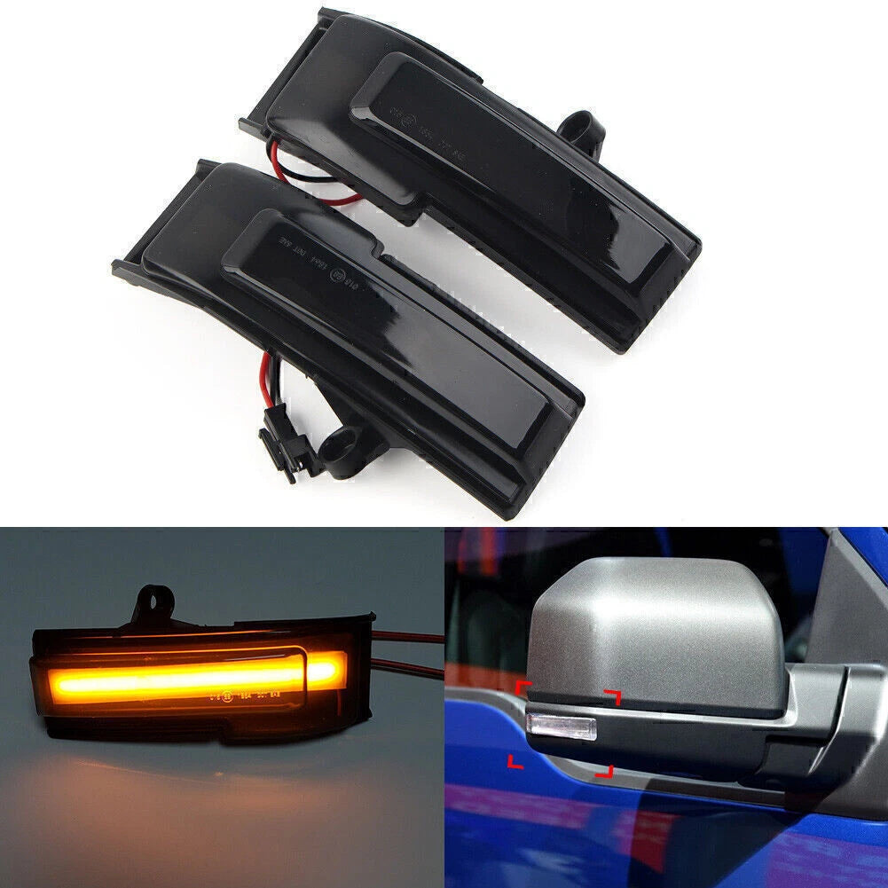 LED Rearview Mirror Dynamic Turn Signal Light for Ford F-150 (2015–2020)