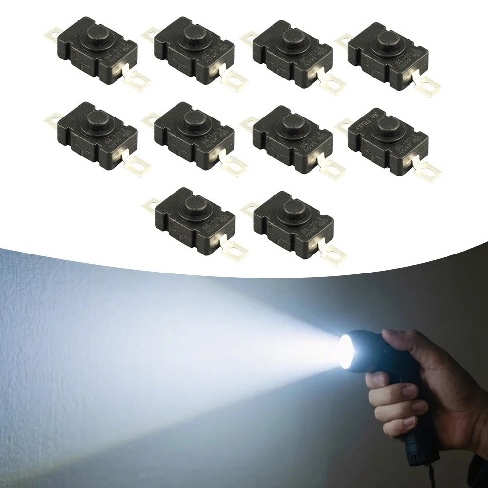 Pack of 10 KAN28 Push Button Switch 1.5A 250V 18x12mm