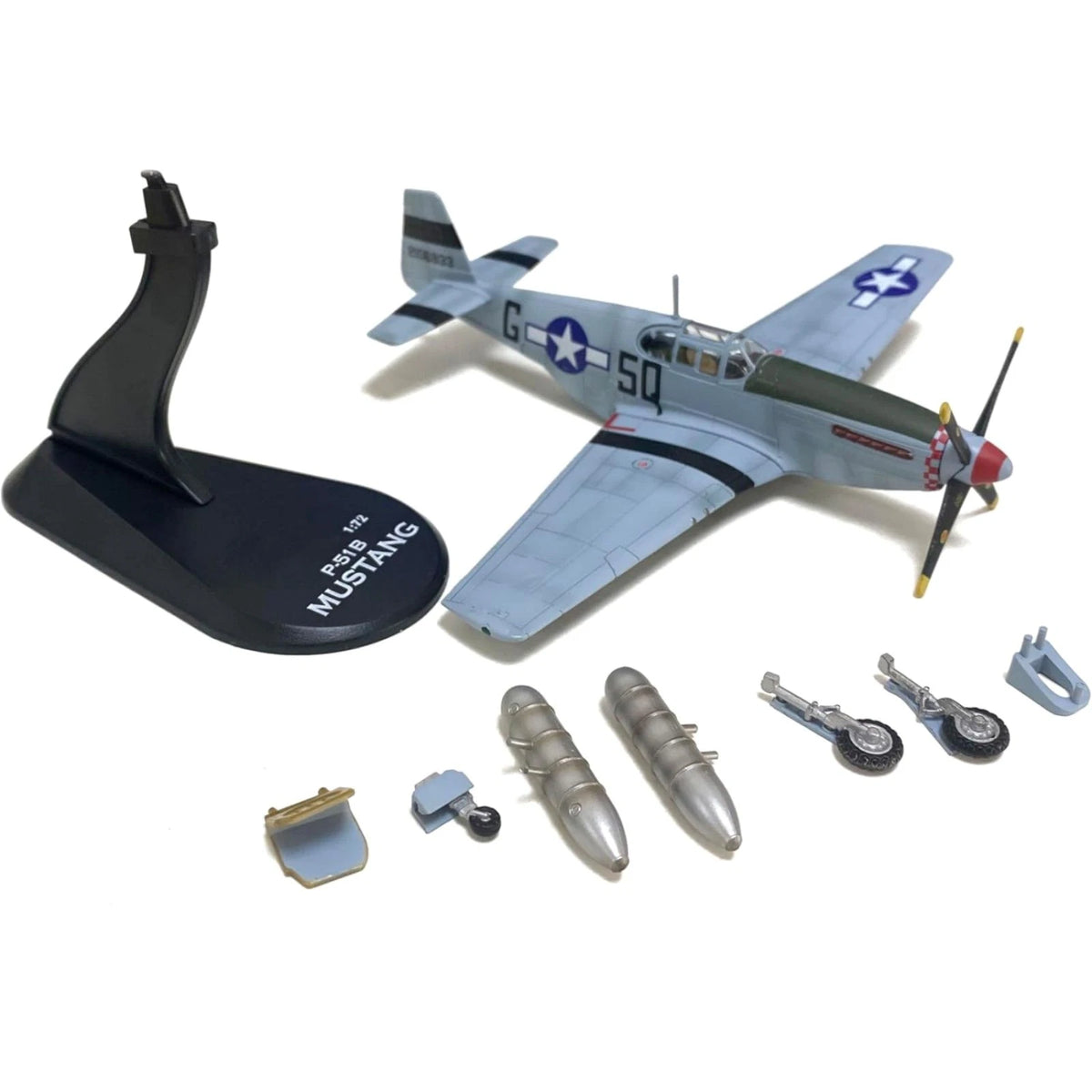 1/72 Scale P-51B Mustang Fighter Model for WWII USAAF (1940–1945)