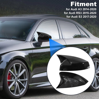 Set of 2 Mirror Cover Caps for Audi A3 RS3 S3 (2013–2020)