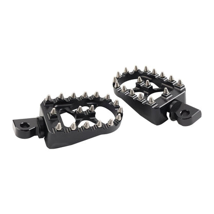CNC Wide Fat Foot Pegs for Harley Dyna Sportster Fatboy (Fits )