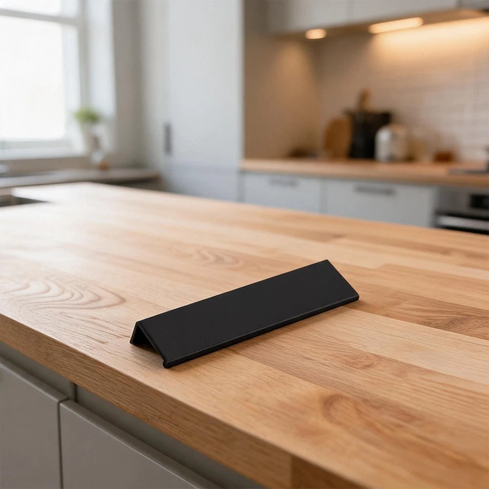 Edge Mount Golden Handle Pull for Cabinet Doors and Drawers