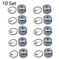 Set of 10 Carburetor Float Bowls for Briggs & Stratton (495933, 494378, 693614)