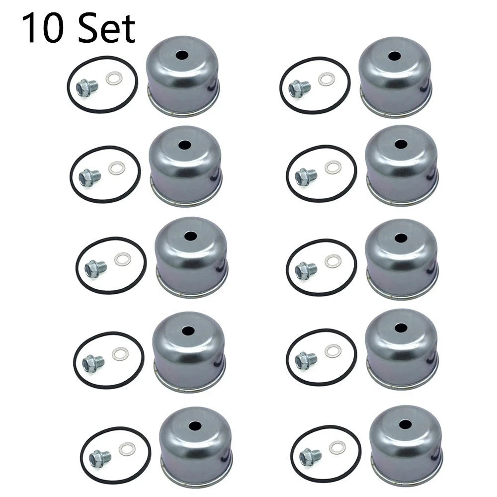 Set of 10 Carburetor Float Bowls for Briggs & Stratton (495933, 494378, 693614)
