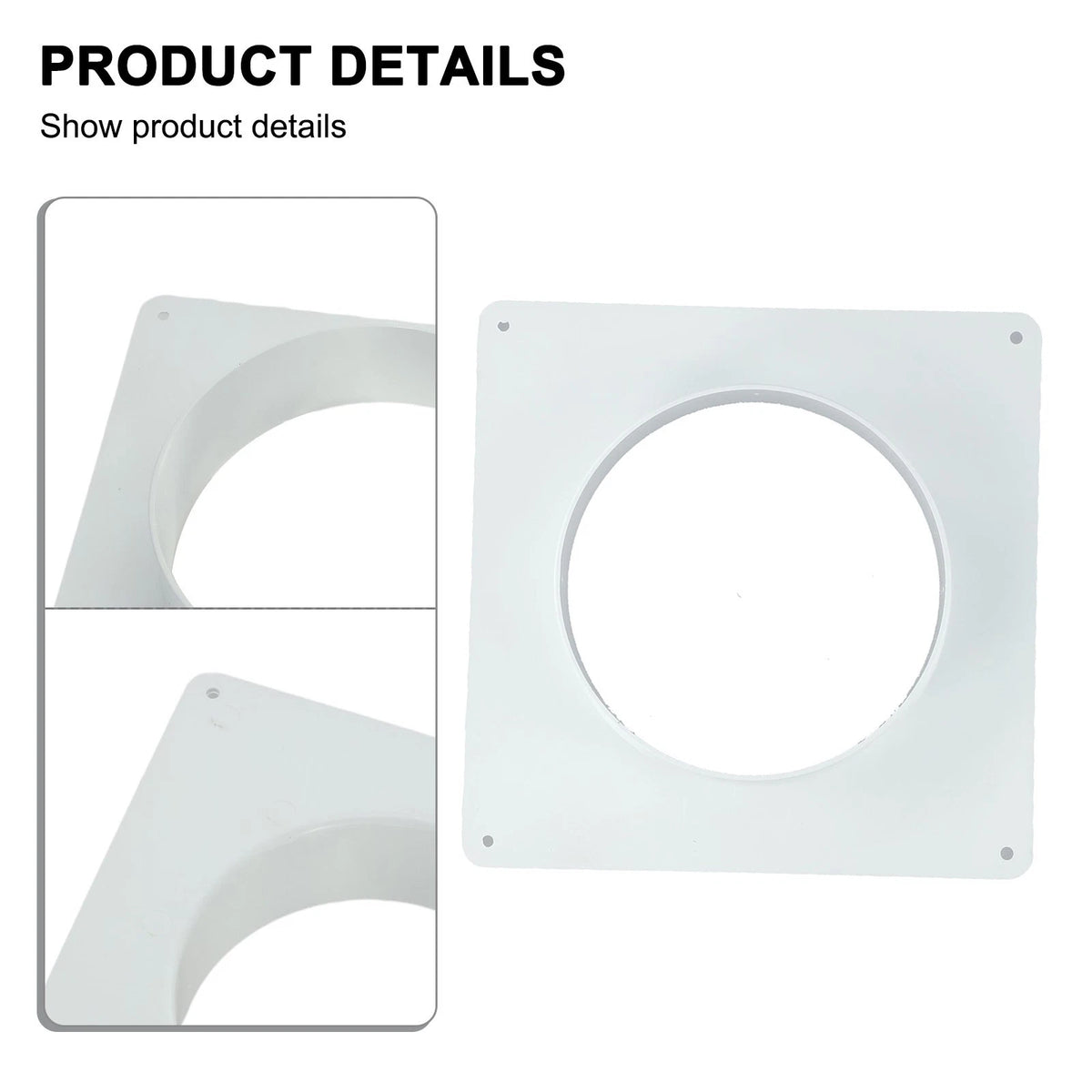 4" 5" 6" Flange Connection Fan Ducting for Bathroom (No Part Numbers)