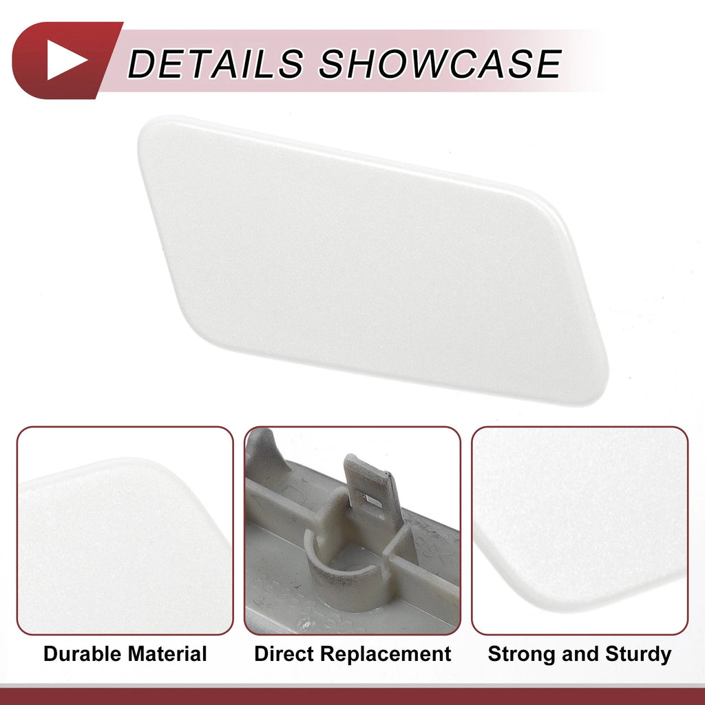 Front Right Washer Nozzle Cover Cap for Lexus LX570 (2016–2021) White