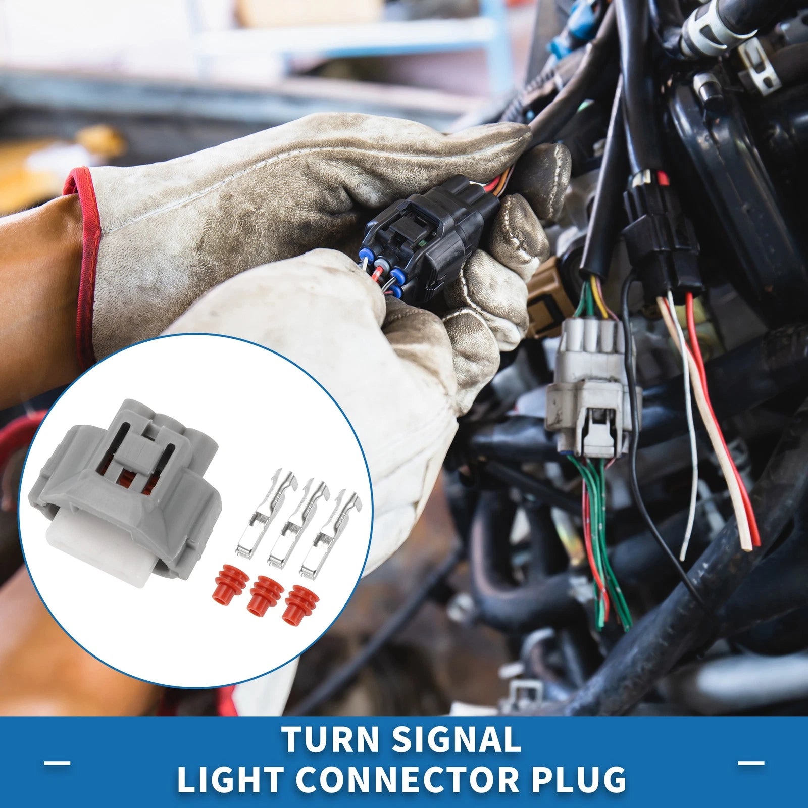 Turn Signal Light Connector Plug Replacement for Toyota Tacoma (1997–2019)