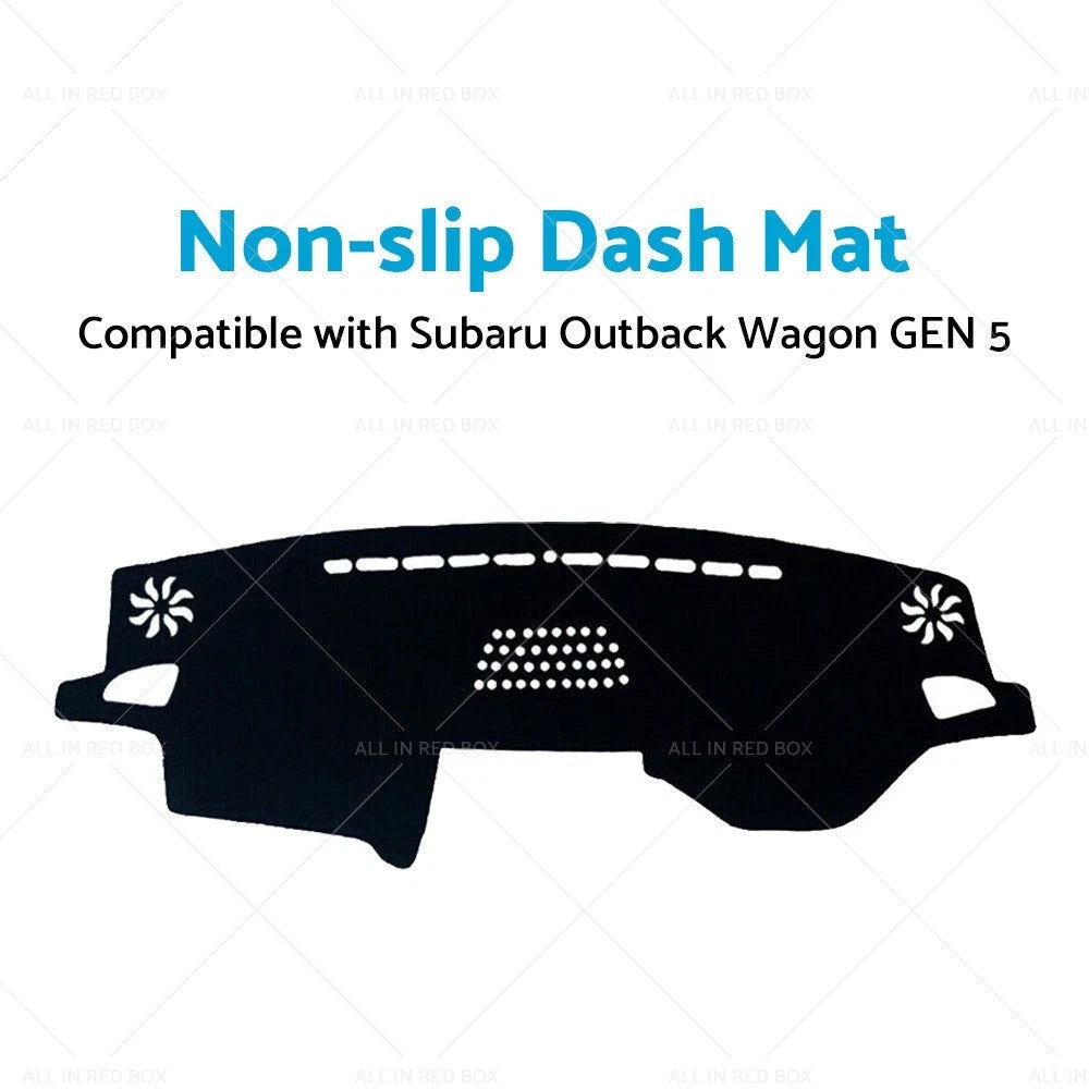 Dash Mat Cover for Subaru Outback Wagon (2015–2020) - Black Non-Slip