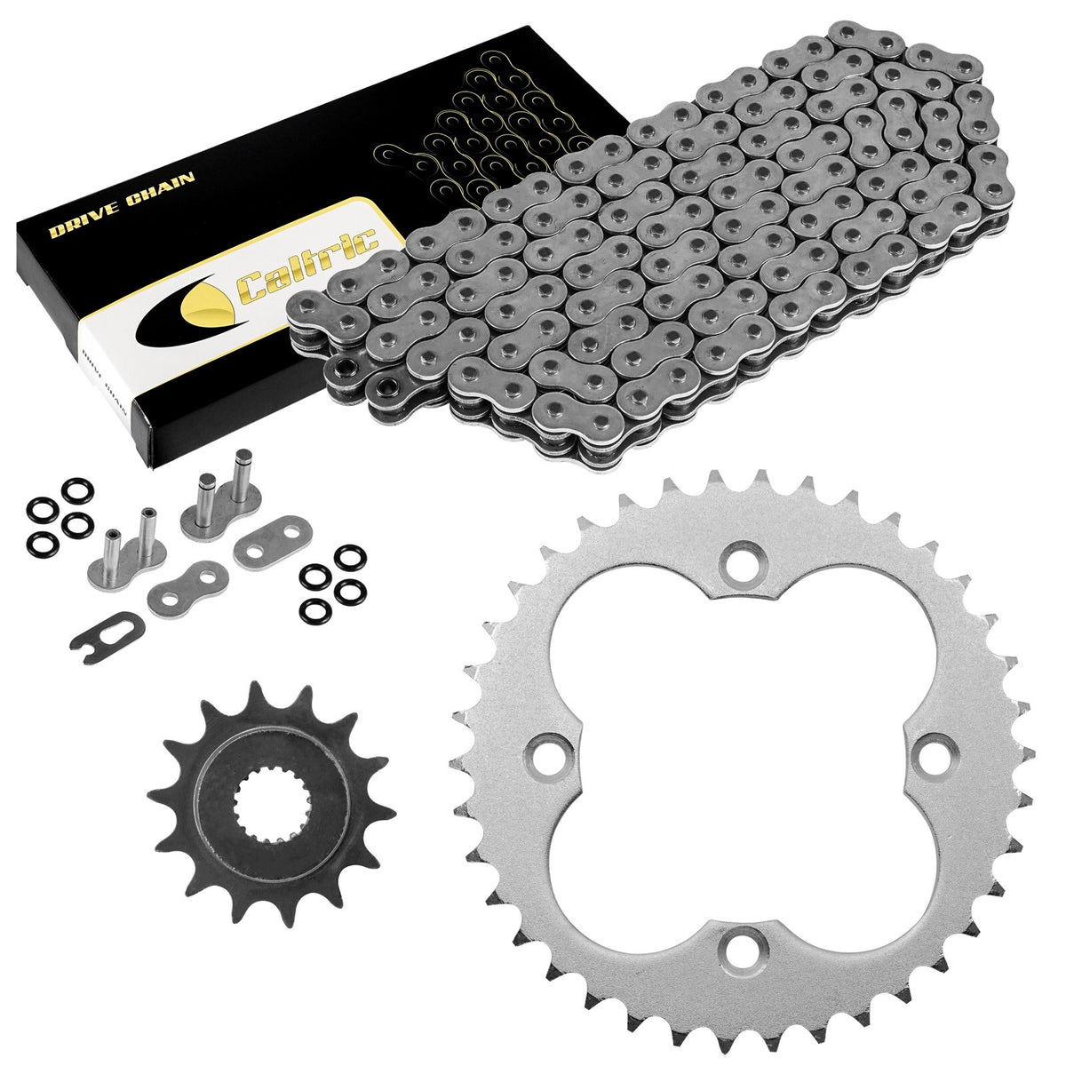 Drive Chain & Sprockets Kit Replacement for Honda TRX450R Sportrax 450 (2004–2005)