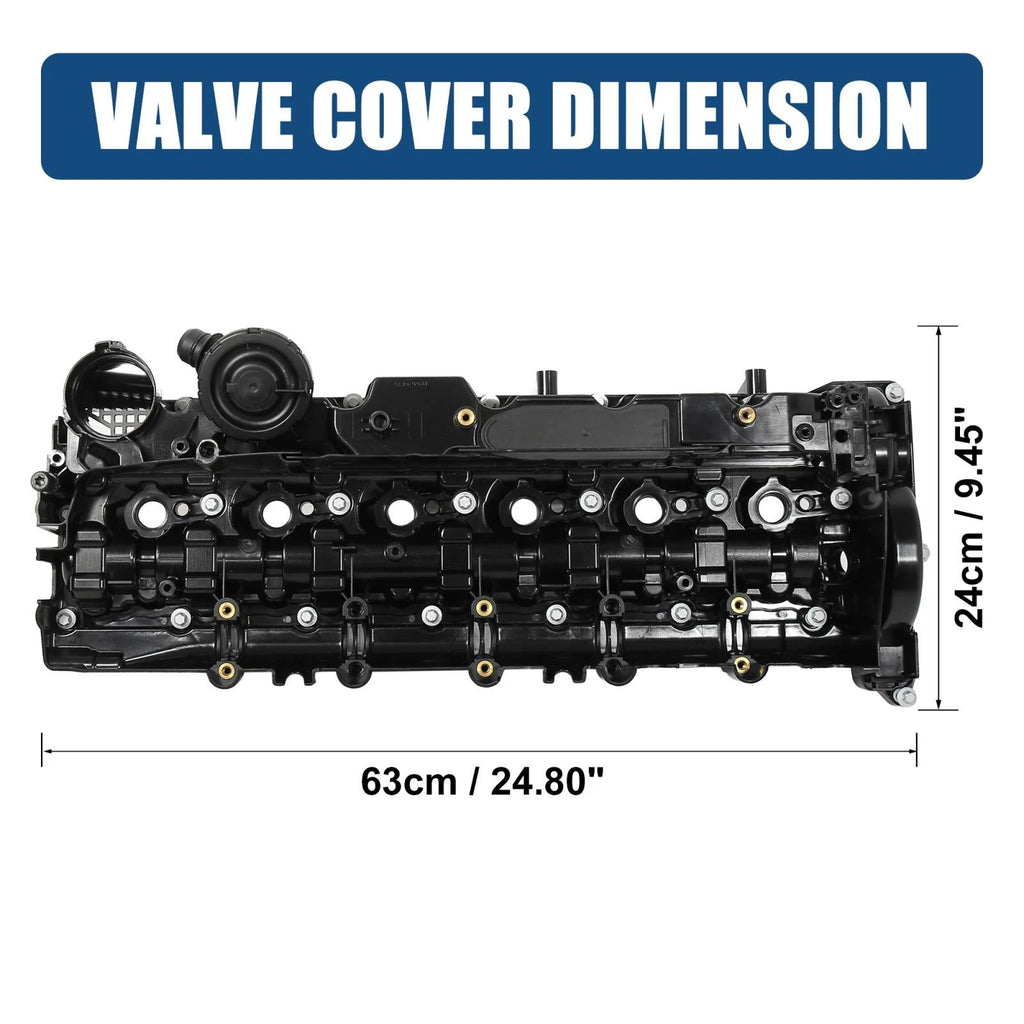 Engine Valve Cover Set OEM Replacement for BMW 740Ld xDrive (2015)