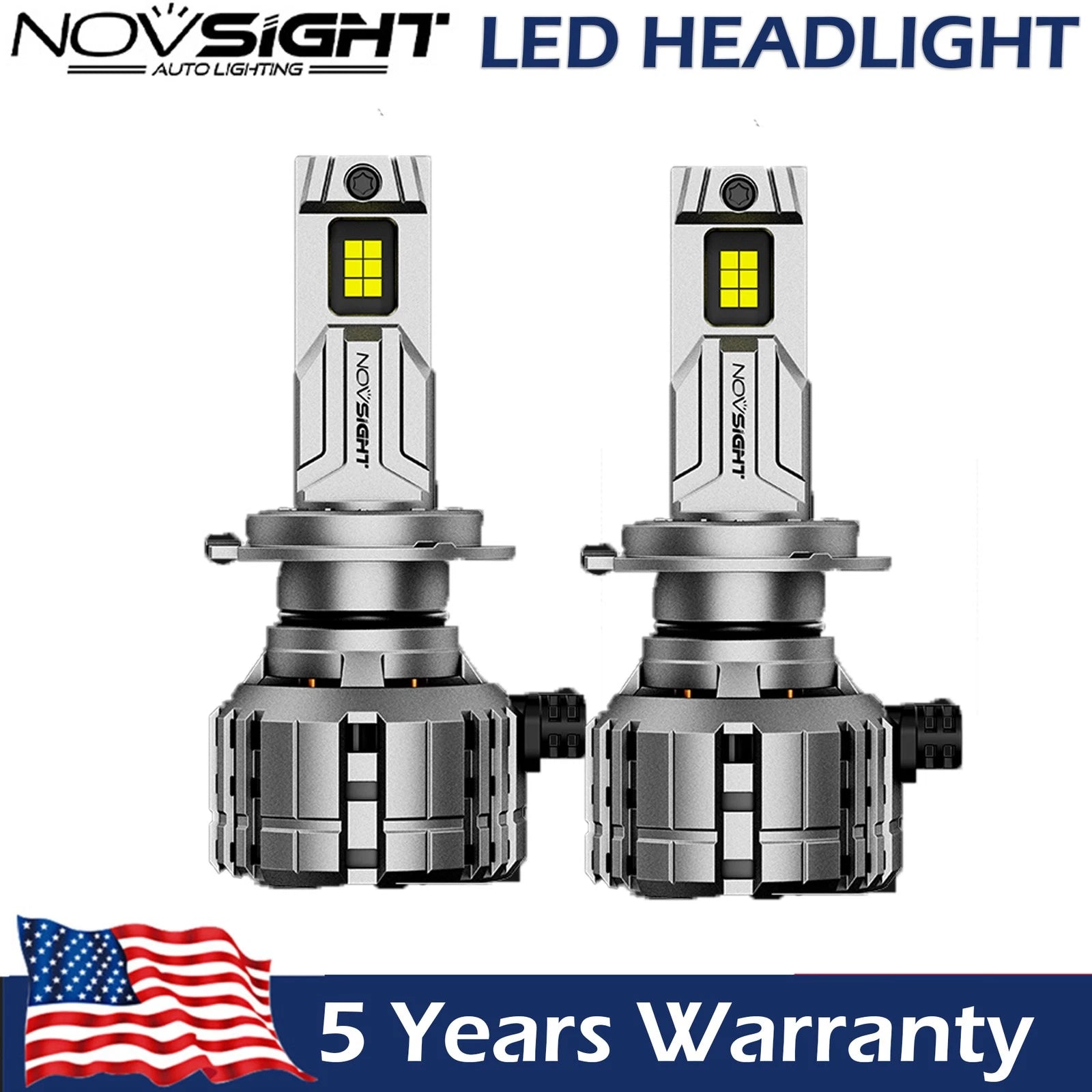 H7 LED Headlight Bulbs for (200W, 40000LM)