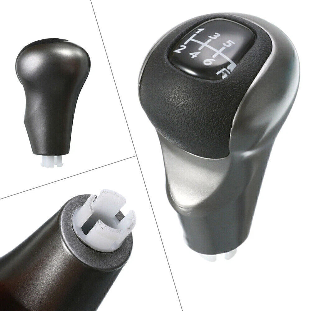 Shift Knob for Honda Civic (2006–2011) 54102-SNA-A02 Black Leather Chrome