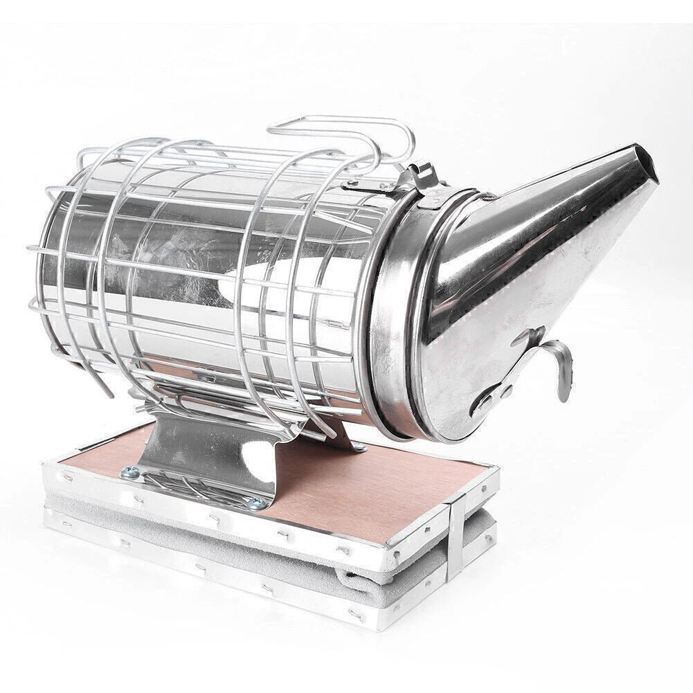 Bee Hive Smoker for Beekeeping Equipment (Small, Galvanized)