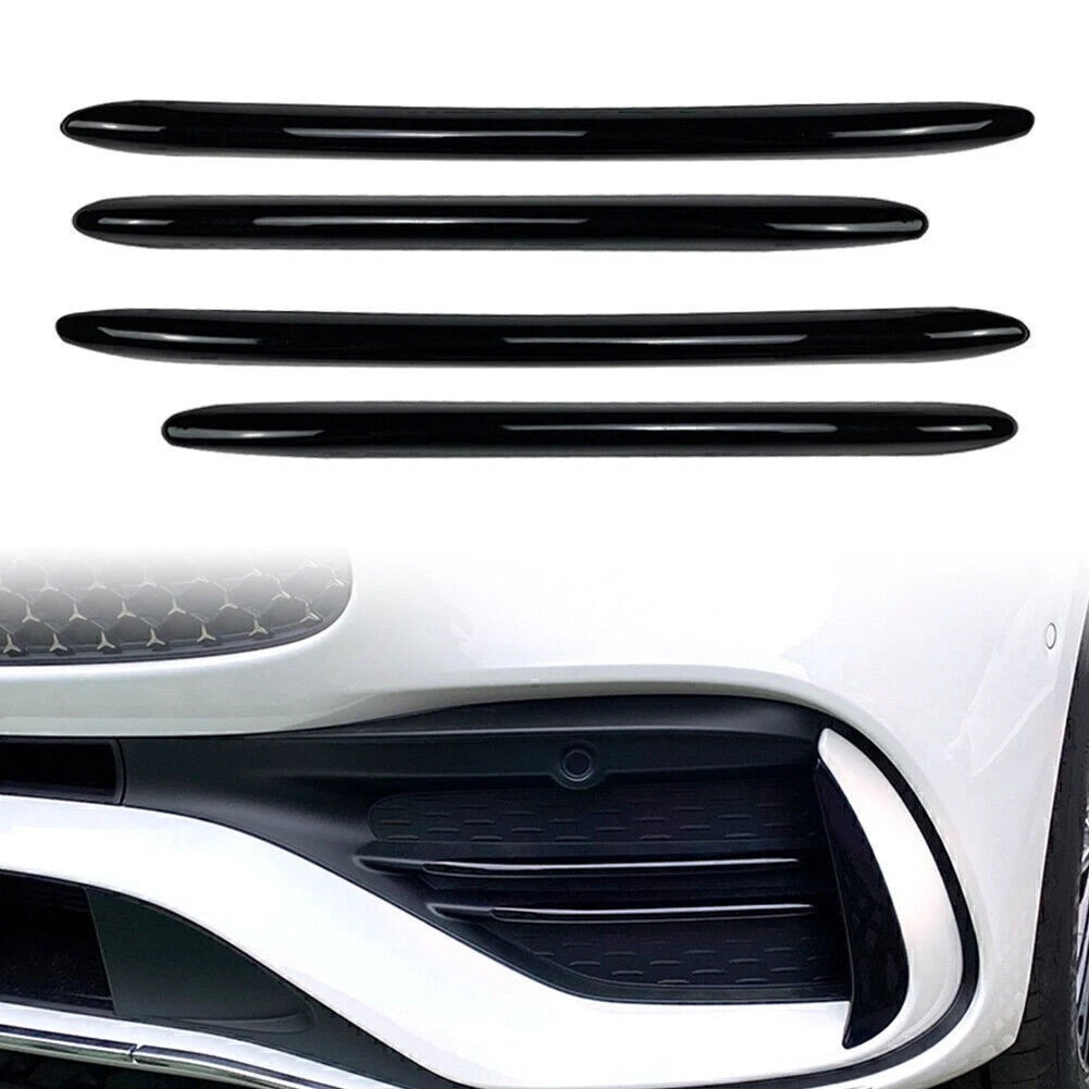 Front Bumper Splitter Fins for Mercedes C-Class W206 (2022–2023) Black