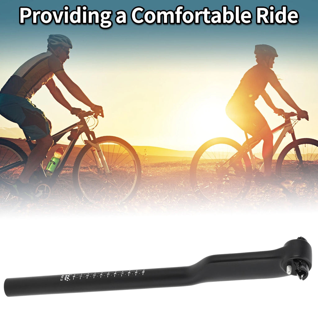 27.2mm Adjustable Bike Seat Post for (27.2x400mm) Matte Black