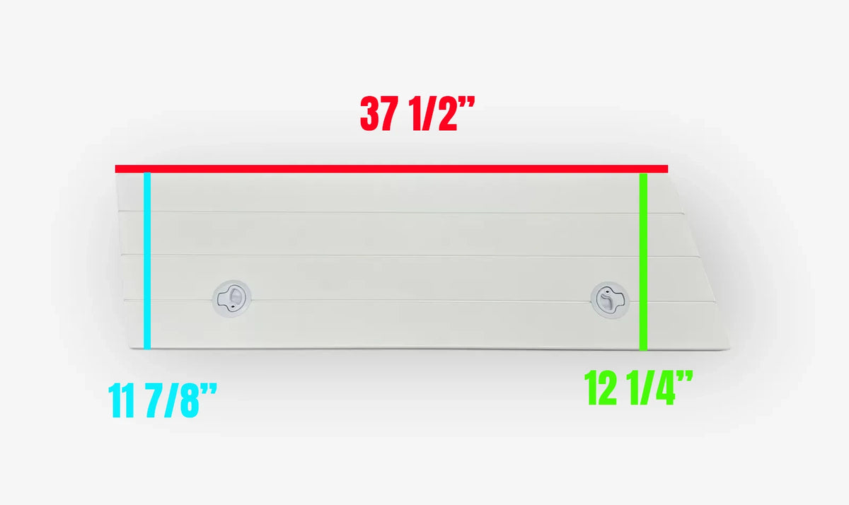 Forward Port Lid for Proline 24 Bay (37.5in x 12.25in)