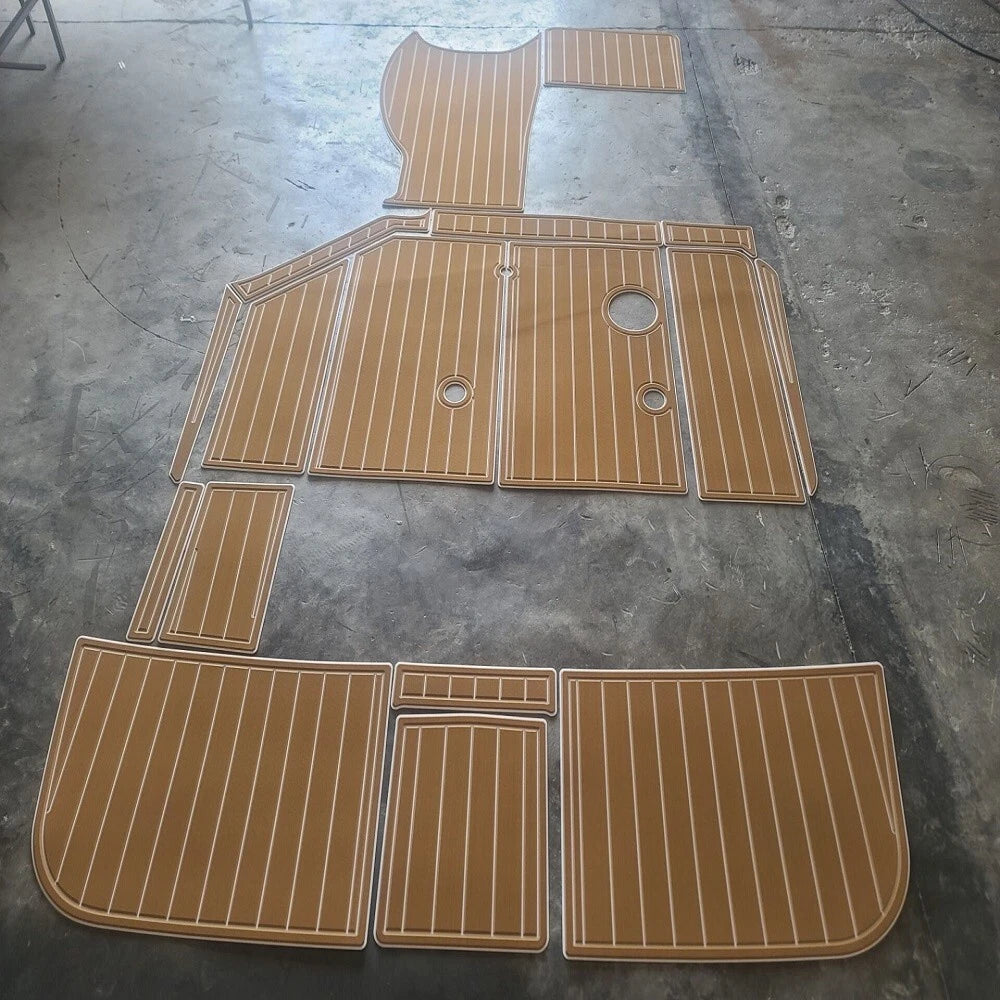 EVA Teak Floor Cockpit Pad for Sea Ray Sundancer 290 (1999–2000)