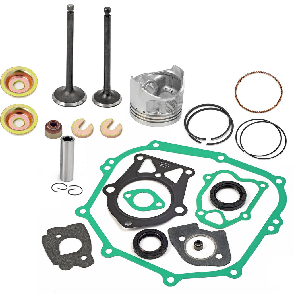 Piston Gasket Valve Rebuild Kit for Yamaha Golf Cart G2 G5 G8 G9 (0.25mm)