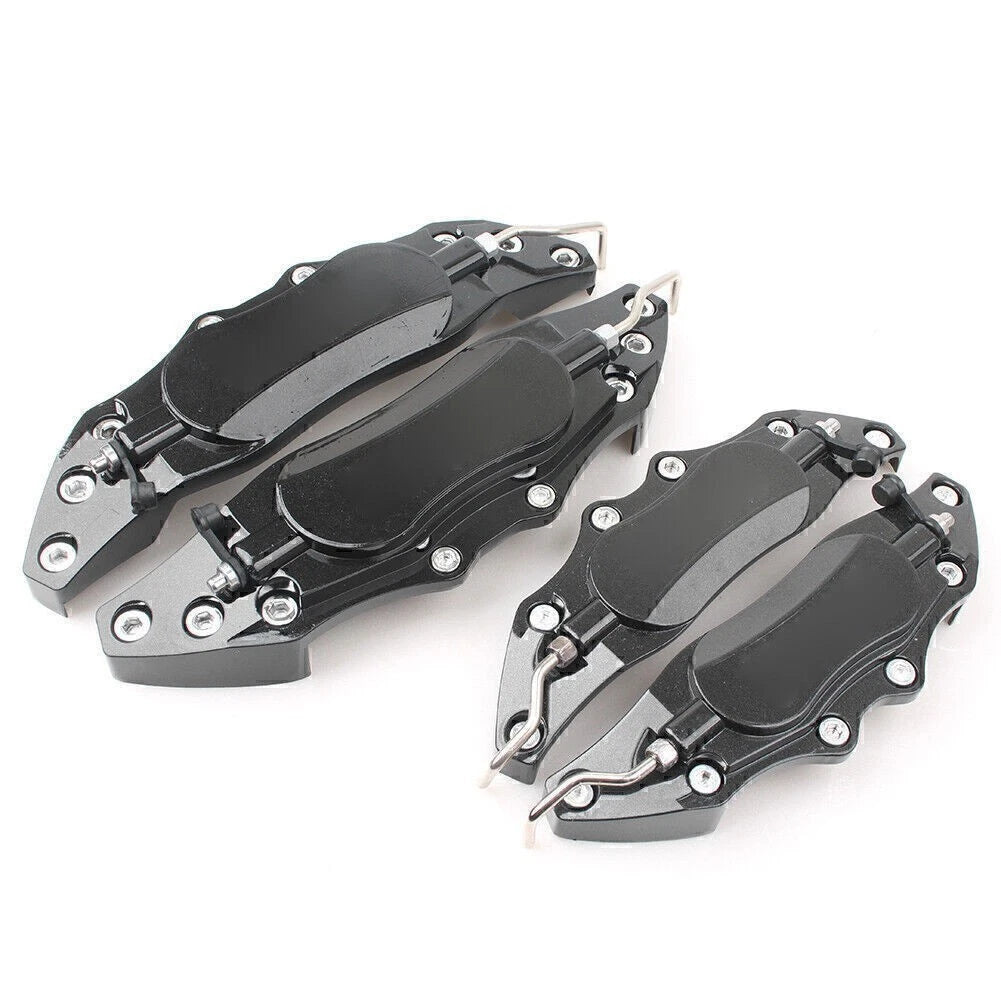 Brake Disc Caliper Covers for Universal Fit (14"-17" Wheels) - Black