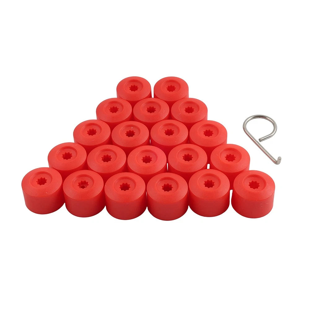 Wheel Lug Nut Bolt Cover Caps For Volkswagen Golf Passat Beetle
