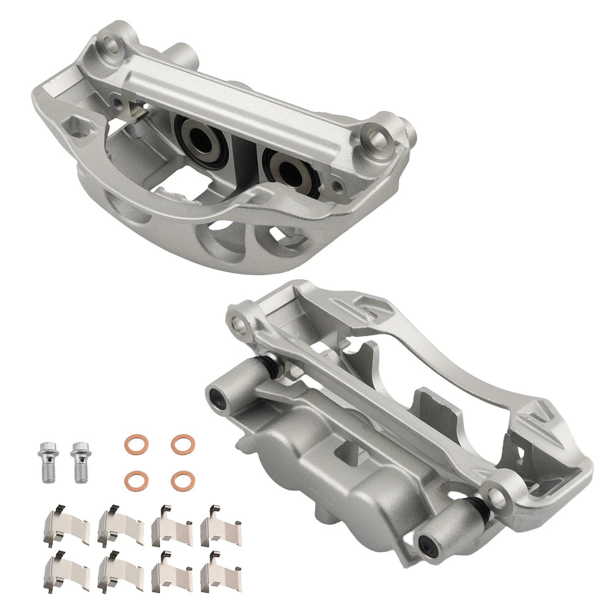 Rear Disc Brake Calipers Set for Chevrolet Suburban 3500 HD (2016–2019) w/Bracket