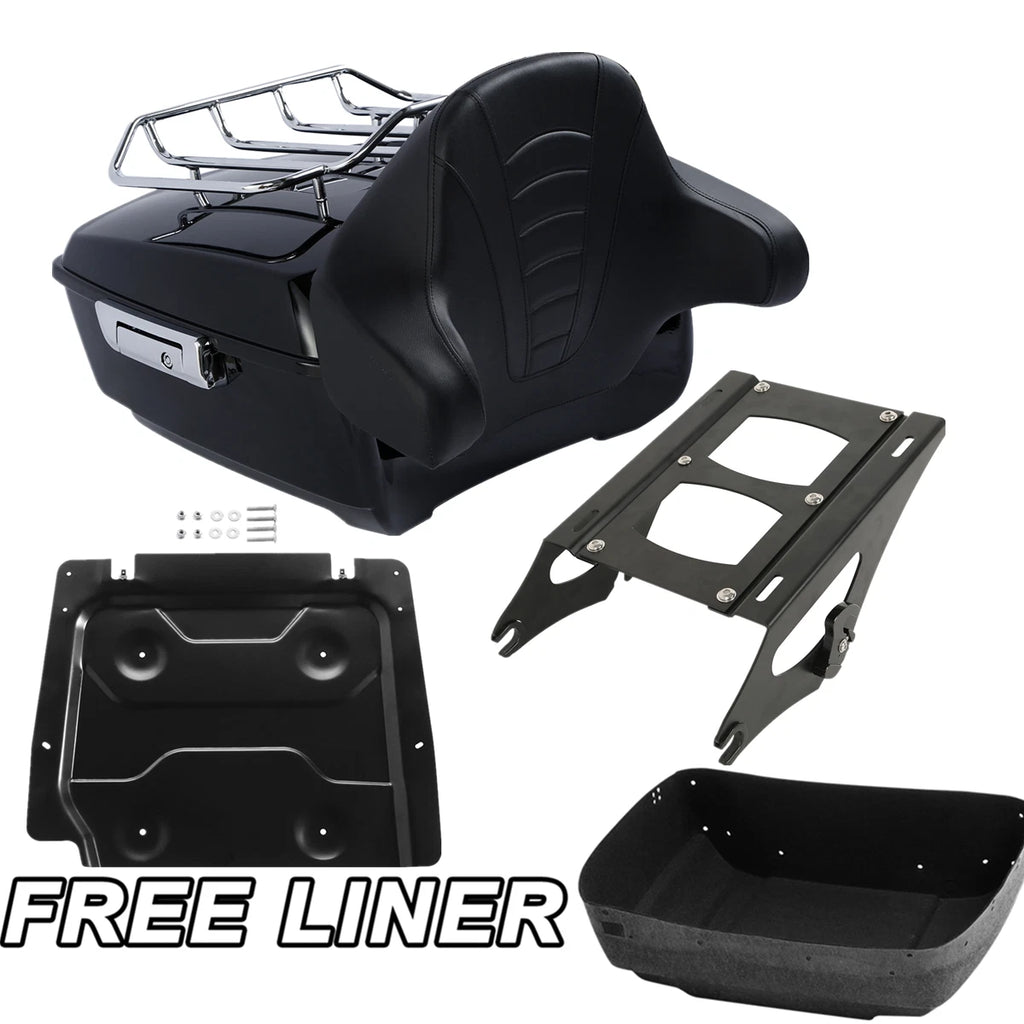 Trunk Pad Mount Rack Base Plate for Harley Road Glide (2014–2023)