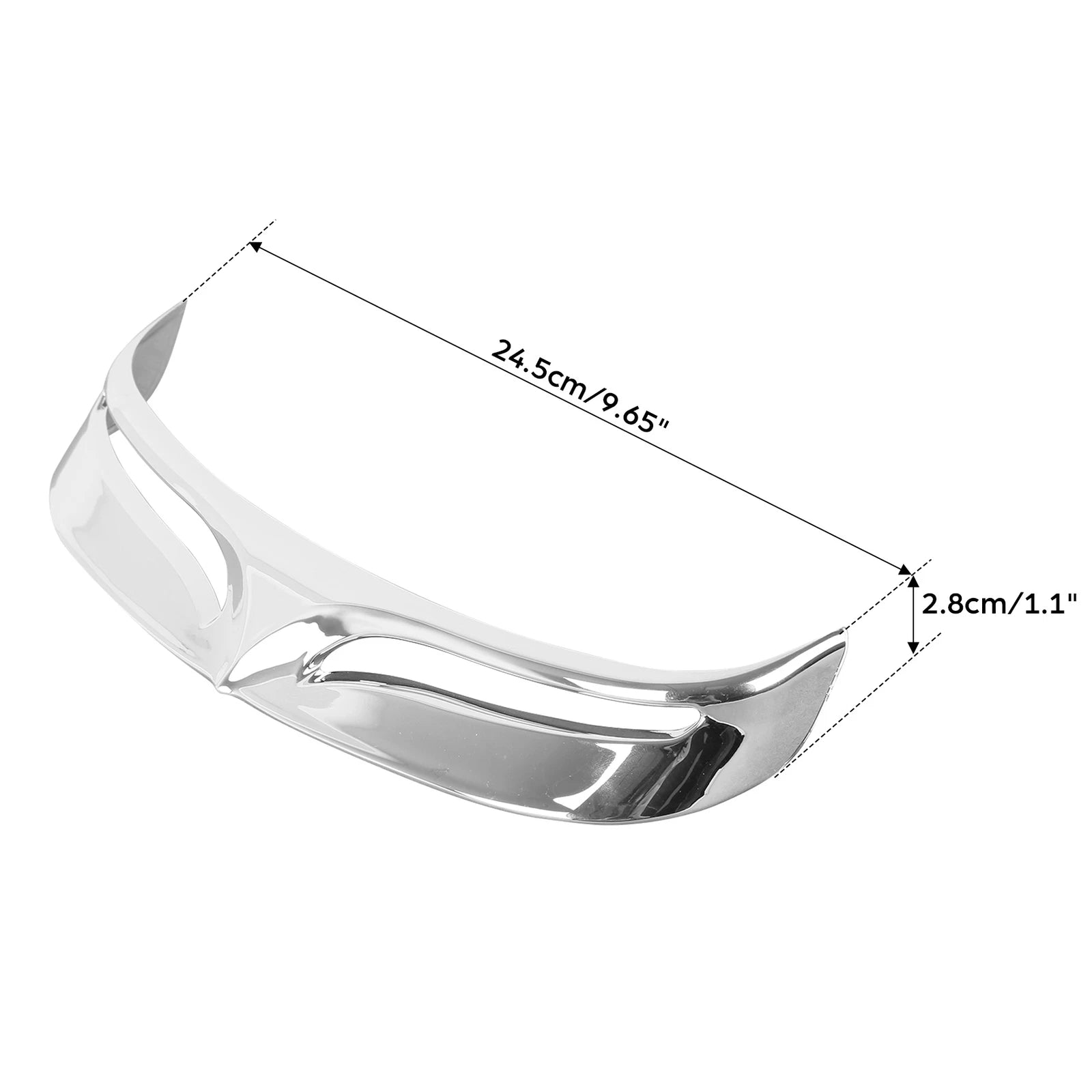 ABS Rear Fender Tip Trailing Edge for Harley Davidson Fatboy (2007–2017)